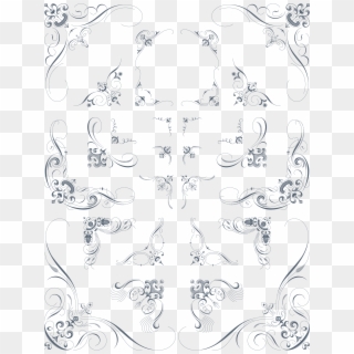 Preview All The Vector Ornaments, Traced By Hand From - Psd, HD Png Download