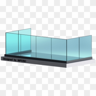 Imperio A Series Frameless Glass Railings - Glass Balcony Png, Transparent Png