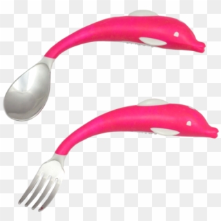 Specialized Cutlery Fork And Spoon Set For Children - Plastic, HD Png Download