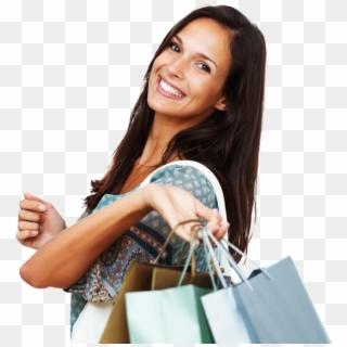 Box - Mujer Con Compras Png, Transparent Png