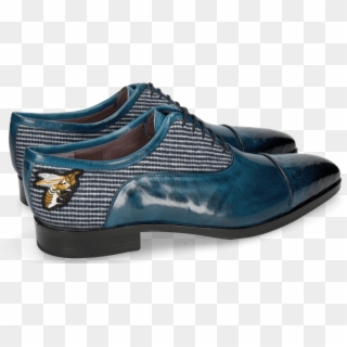 Oxford Shoes Lance 23 Ostrich Mid Blue Bee Patch - Slip-on Shoe, HD Png Download