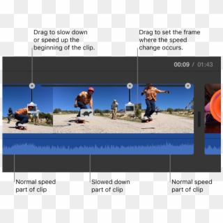 Turtle Icon And Speed Sliders Appearing On Clip In - Imovie Speed Rabbit Turtle Icon, HD Png Download