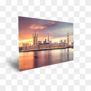 Most Famous Elizabeth Tower London Gothic Revival Architecture - Computer Monitor, HD Png Download