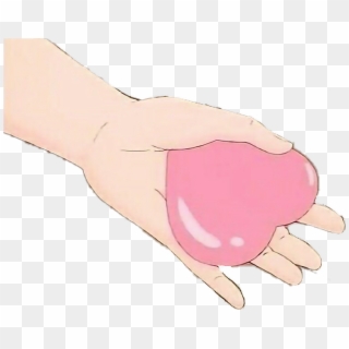 Anime Heart In Hand, HD Png Download