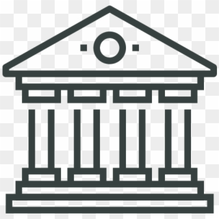 Bank Branch Icon Png - History Pictogram, Transparent Png