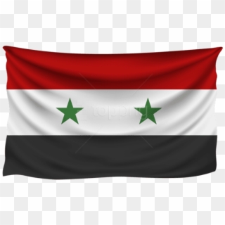 Free Png Download Syria Wrinkled Flag Clipart Png Photo - Syria Flag Png, Transparent Png