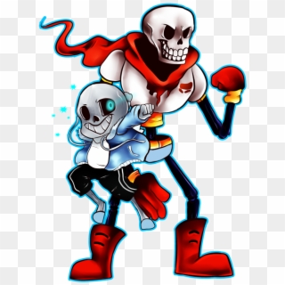 And By Acidiic - Undertale Papyrus And Sans Fanart, HD Png Download