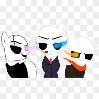 Mafiatale Sans Papyrus And Gaster Png Mafiatale Sans - G Sans Mafiatale, Transparent Png