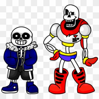 Sans And Papyrus Rigs Updated By Needlefoxx - Cartoon, HD Png Download