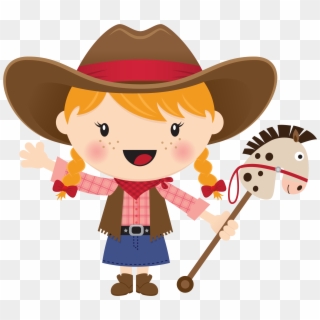 Cowgirl Clipart Blonde - Personagem Fazendinha Rosa Png, Transparent Png