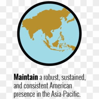 Asian Views On America's Role In Asia - Asia Pacific Map Vector, HD Png Download