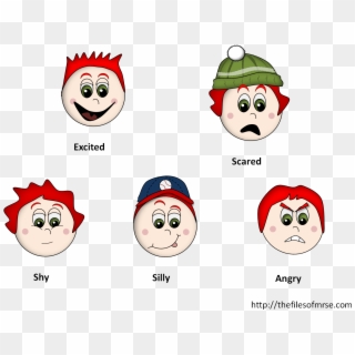 Boy Feeling Cards - Emotions Feeling Face Clipart, HD Png Download