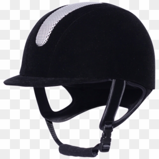 Black English Riding Helmet, HD Png Download