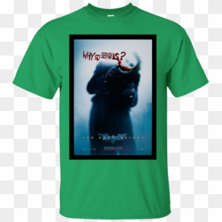 The Dark Knight Movie Poster T-shirt - Dark Knight 2008 Poster, HD Png Download
