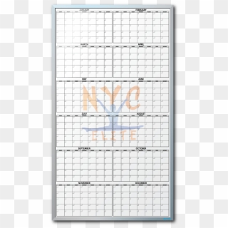 Nyc Elite Gymnastics Customized Year At A Glance Dry - Calligraphy, HD Png Download