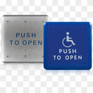Handicap Button With Allen Hex Key Screw Holes - Sign, HD Png Download