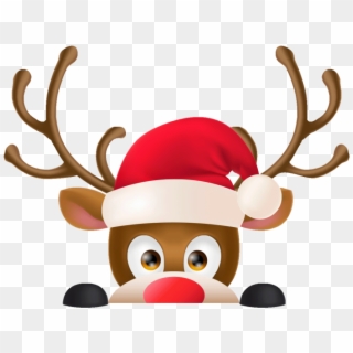 Renne Png - Christmas Reindeer, Transparent Png