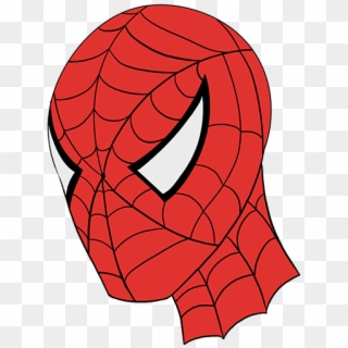 How To Draw Spiderman's Face Easy Drawing Guides - Easy Spiderman Drawing Face, HD Png Download