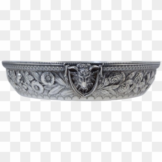 Kirk & Son Sterling Repousse Centerpiece Bowl W/goat - Ceramic, HD Png Download