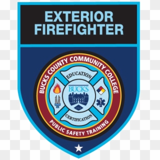 Firefighter Badge Png Clipart - Bucks County Community College, Transparent Png