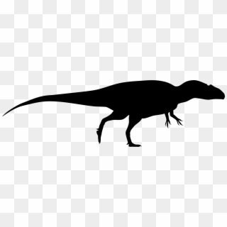 File - Acrocanthosaurus Silhouette - Svg - Giganotosaurus Silhouette, HD Png Download