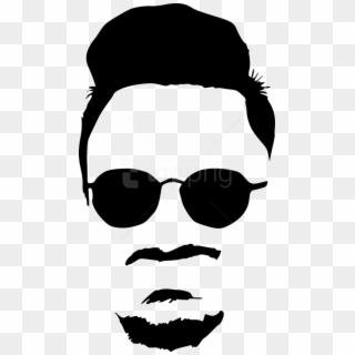 Free Png Hipster With Sunglasses Silhouette Png, Transparent Png