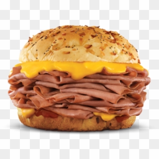Arby'saf1 Arby's Logo Arby's Sandwich - Arbys Roast Beef Sandwich With Cheese, HD Png Download