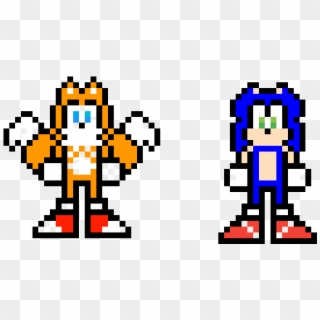 Sonic The Hedgehog And Miles Prower - Cartoon, HD Png Download