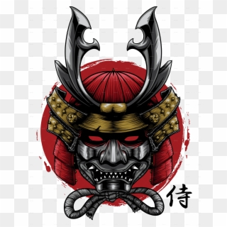 Head T Shirt - Samurai Head Png, Transparent Png
