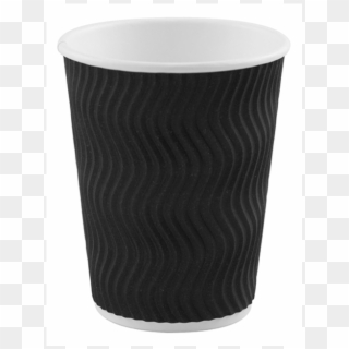 S Ripple Cup, Paper, 240ml, 8oz, Black - Mug, HD Png Download