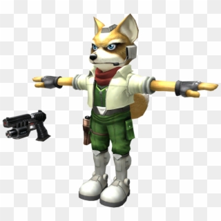 Fox Melee Png - Melee Fox T Pose, Transparent Png