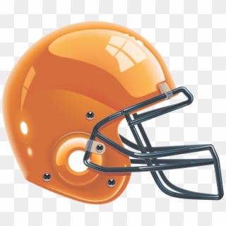 Huronia Stallions - Orange Football Helmet Png, Transparent Png