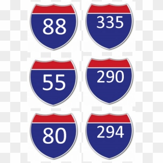 Interstate 88 Interstate 335 Interstate 55 Interstate - 55 Interstate, HD Png Download