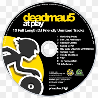 Deadmau5 At Play Cd Disc Image - Deadmau5 At Play, HD Png Download