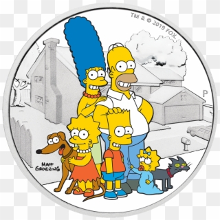Iktuv21987 2 - Perth Mint Simpsons Coins, HD Png Download