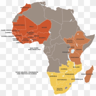 Africa Map Png - Niger Basin, Transparent Png