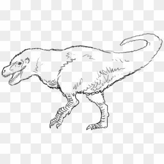 Paint Your Own T - T Rex Fluffy Bird, HD Png Download