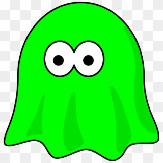 Green Ghost Clip Art - Orange Ghost, HD Png Download