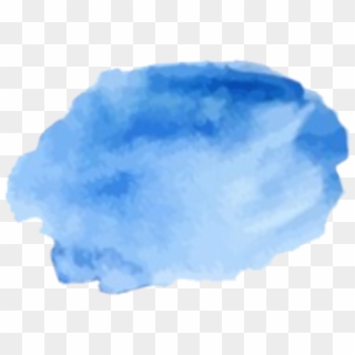 #paintsplatter #blue #paint - Watercolor Paint, HD Png Download
