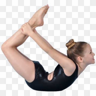 Gymnastics Png - One Person Gymnastic Poses, Transparent Png
