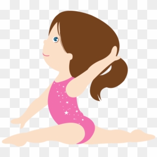 Gymnastics Birthday, Gymnastics Girls, Gymnastics At - Imagenes De Gimnastas De Caricatura, HD Png Download