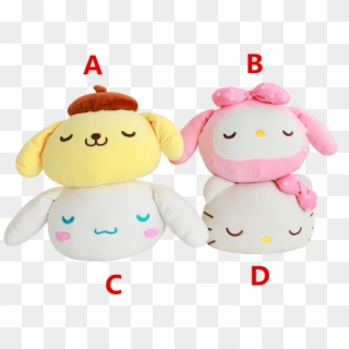 Mymelody And Cinnamoroll Dolls Pn0701 - Stuffed Toy, HD Png Download