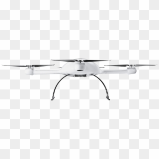 Microdrones Md4-3000 Drone Uav Lower Front View - Helicopter Rotor, HD Png Download