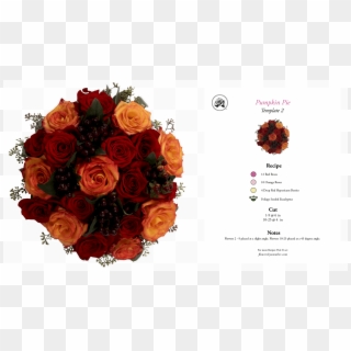 Red Pumpkin Pie - Garden Roses, HD Png Download