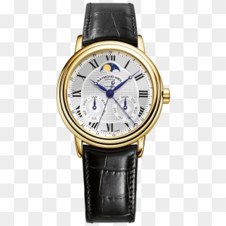 Maestro Men's Yellow Gold Moon Phase - Raymond Weil Maestro Moonphase Gold, HD Png Download