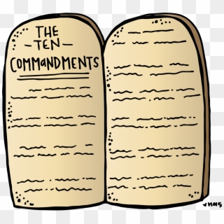 Png Ten Commandments Tablets Transparent Ten Commandments - Ten Commandments Stone Tablets Clipart, Png Download