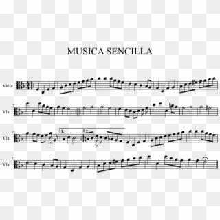 Musica Sencilla Sheet Music 1 Of 1 Pages - Russian National Anthem Trombone Sheet Music, HD Png Download