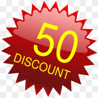 50 Pounds Discount Clip Art - Discount Clipart, HD Png Download