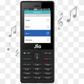 Jio Keypad Feature Phone Black, 512 Mb Ram/4gb Rom - Jio Phone, HD Png Download