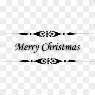 Merry Christmas Png - Calligraphy, Transparent Png